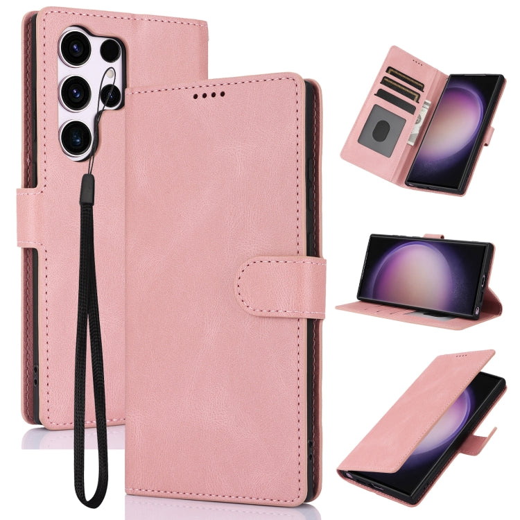 Fantasy Skin-feel Calfskin Texture Leather Phone Case, For Samsung Galaxy S25 5G, For Samsung Galaxy S25+ 5G, For Samsung Galaxy S25 Ultra 5G, For Samsung Galaxy S24 FE 5G, For Samsung Galaxy S24 Ultra 5G, For Samsung Galaxy S24+ 5G