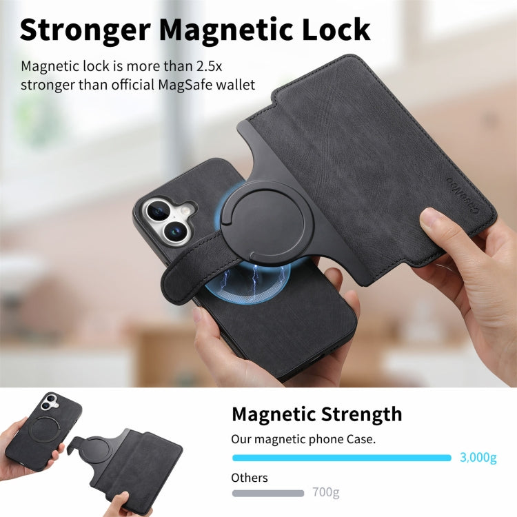 CaseNeo MagSafe RFID Anti-theft Retro Leather Phone Case
