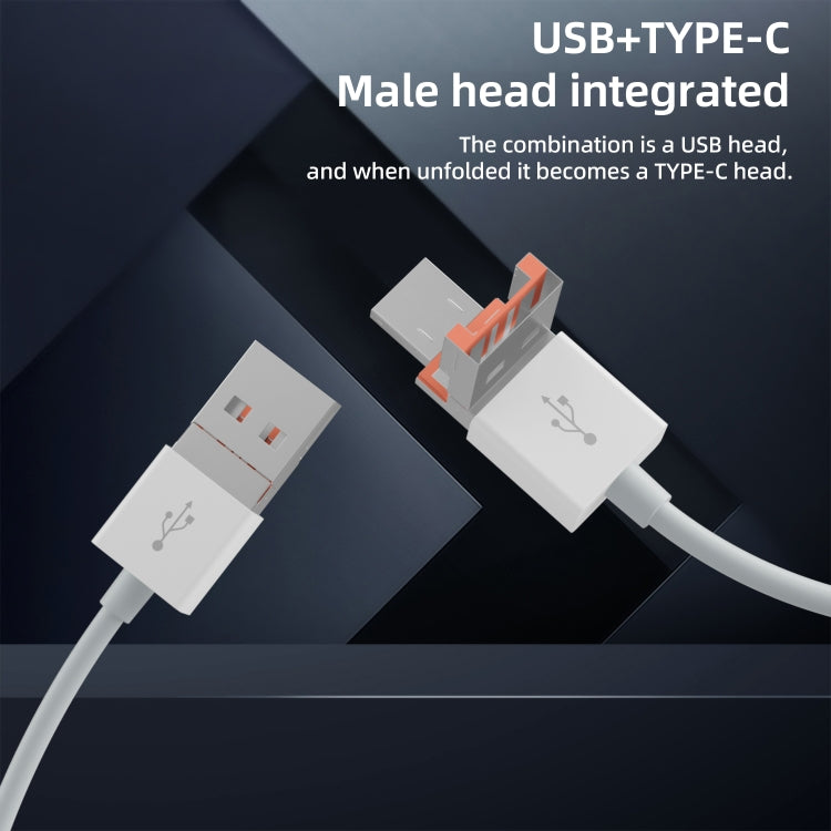 NK-1055TL Pro USB-C / Type-C, 8 Pin, USB to USB-C / Type-C, 8 Pin, 3 x USB, TF / SD Card Multi-function Adapter, NK-1055TL Pro