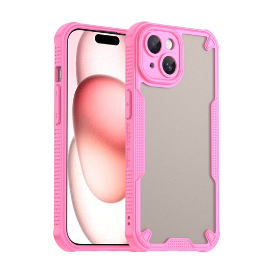 Armor Glaze PC Hybrid TPU Phone Case, For iPhone 15, For iPhone 14 Plus, For iPhone 14, For iPhone 14 Pro