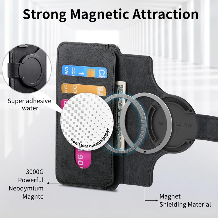 CaseNeo MagSafe RFID Anti-theft Retro Leather Phone Case