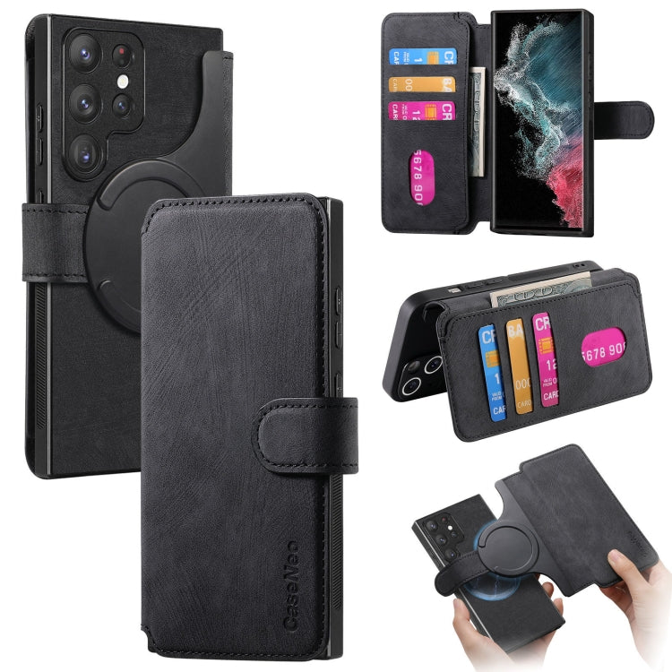 CaseNeo MagSafe RFID Anti-theft Retro Leather Phone Case