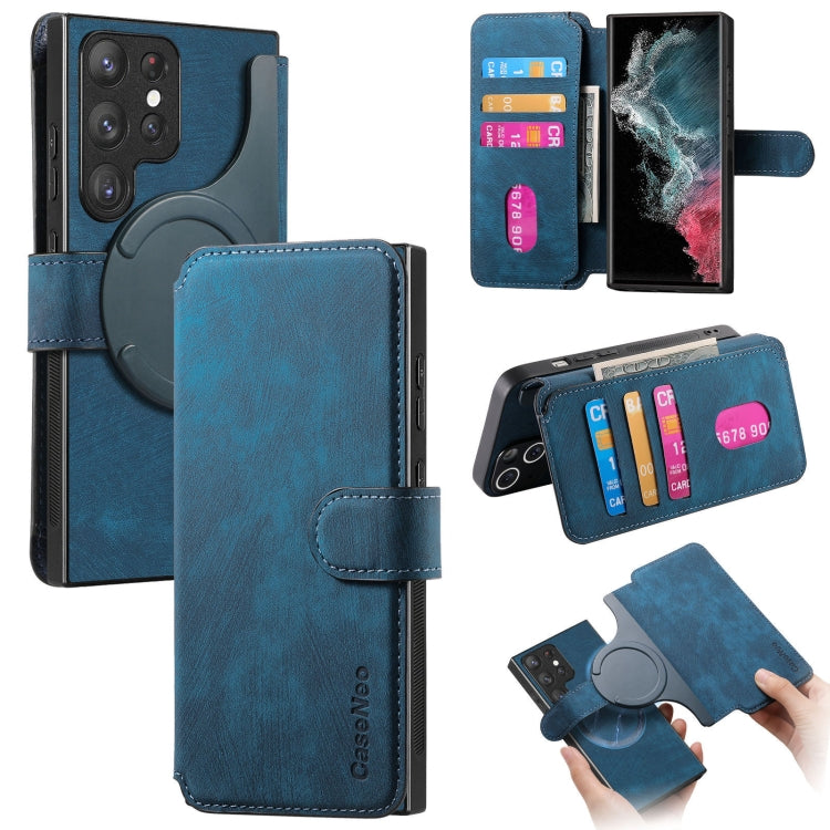 CaseNeo MagSafe RFID Anti-theft Retro Leather Phone Case