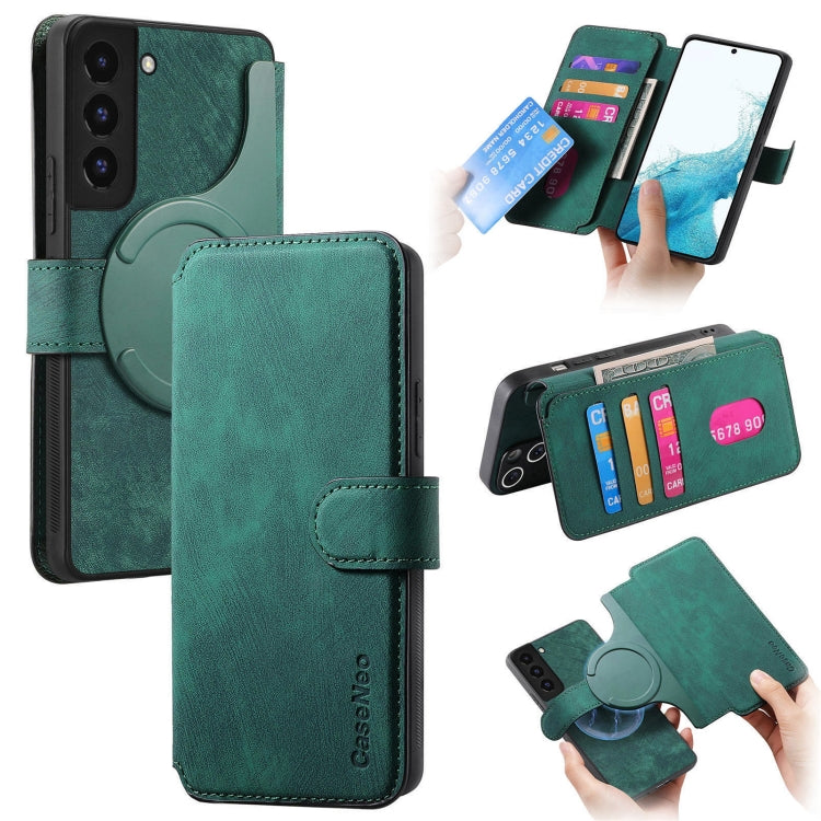 CaseNeo MagSafe RFID Anti-theft Retro Leather Phone Case