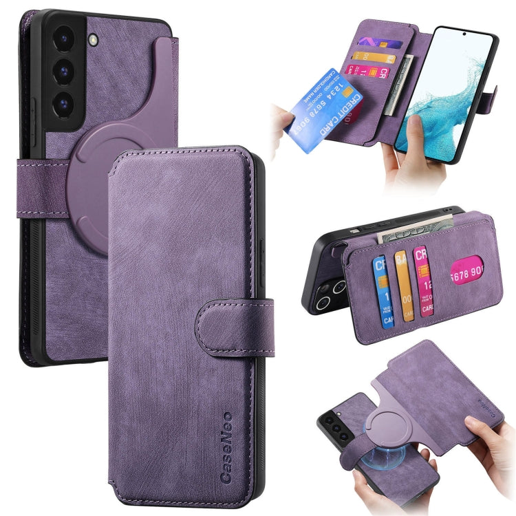 CaseNeo MagSafe RFID Anti-theft Retro Leather Phone Case