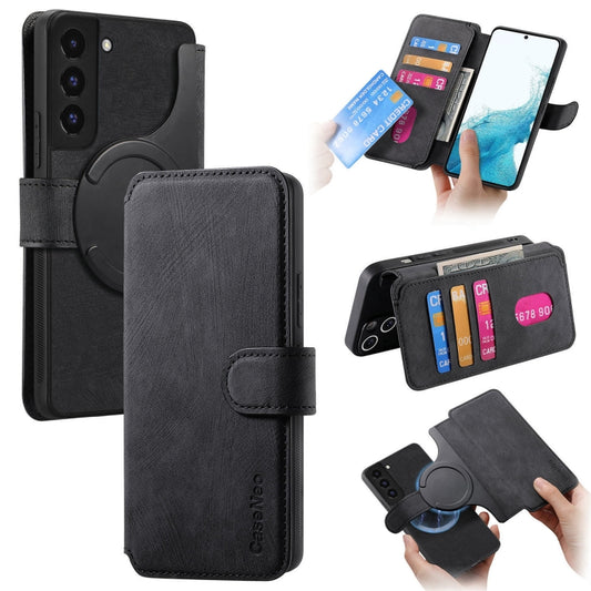 CaseNeo MagSafe RFID Anti-theft Retro Leather Phone Case, For Samsung Galaxy S21 FE 5G, For Samsung Galaxy S21 5G, For Samsung Galaxy S21+ 5G