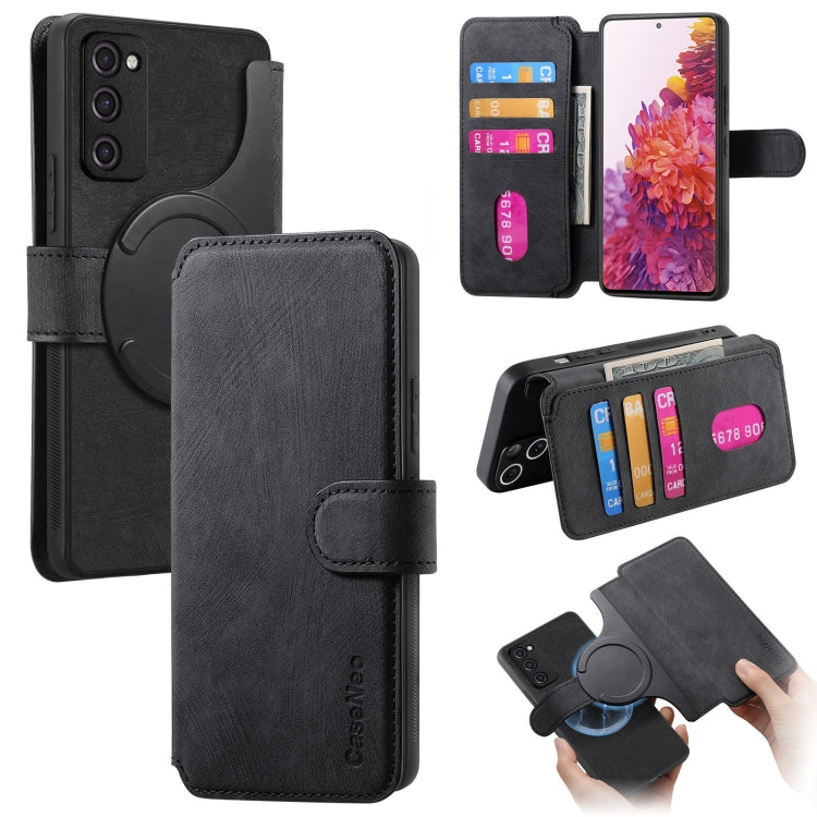 CaseNeo MagSafe RFID Anti-theft Retro Leather Phone Case