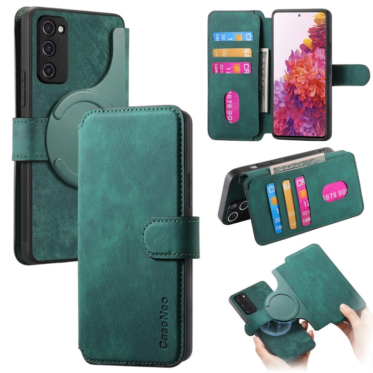 CaseNeo MagSafe RFID Anti-theft Retro Leather Phone Case