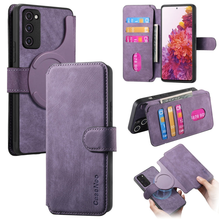 CaseNeo MagSafe RFID Anti-theft Retro Leather Phone Case