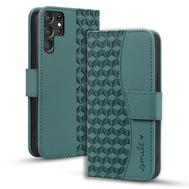 Diamond Buckle Leather Phone Case with Lanyard