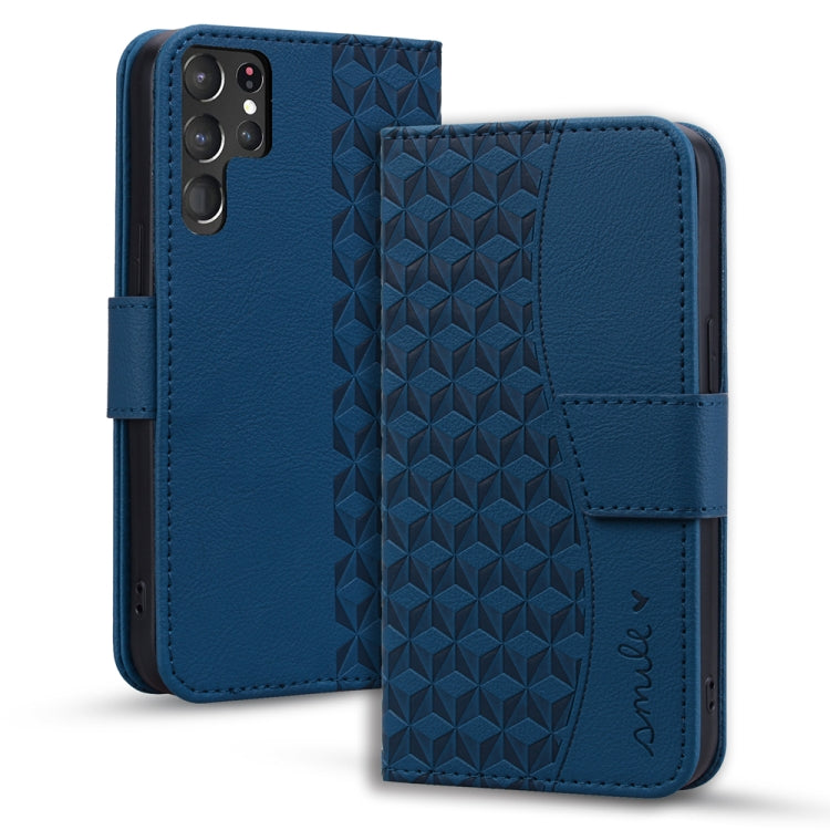 Diamond Buckle Leather Phone Case with Lanyard