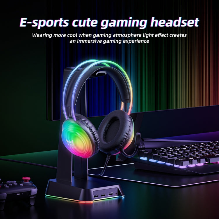 ONIKUMA X29 Head-mounted RGB Light Wired Gaming Headset, Cable Length: 2.2m, X29