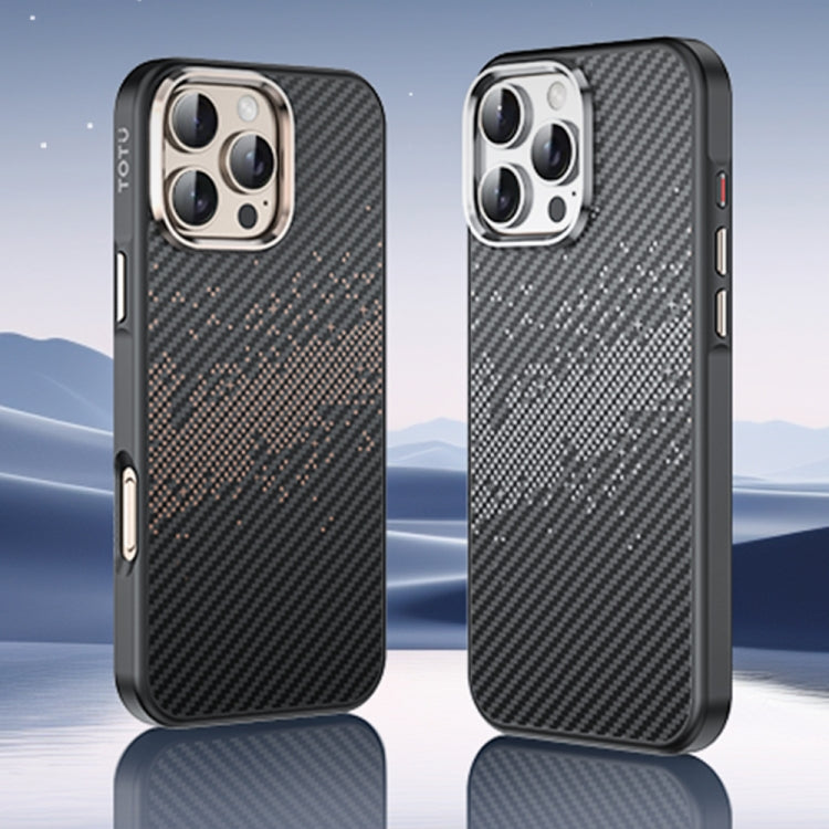 TOTU PC-30 Kevlar Textured MagSafe Magnetic Phone Case, For iPhone 16 Pro Max, For iPhone 16 Pro