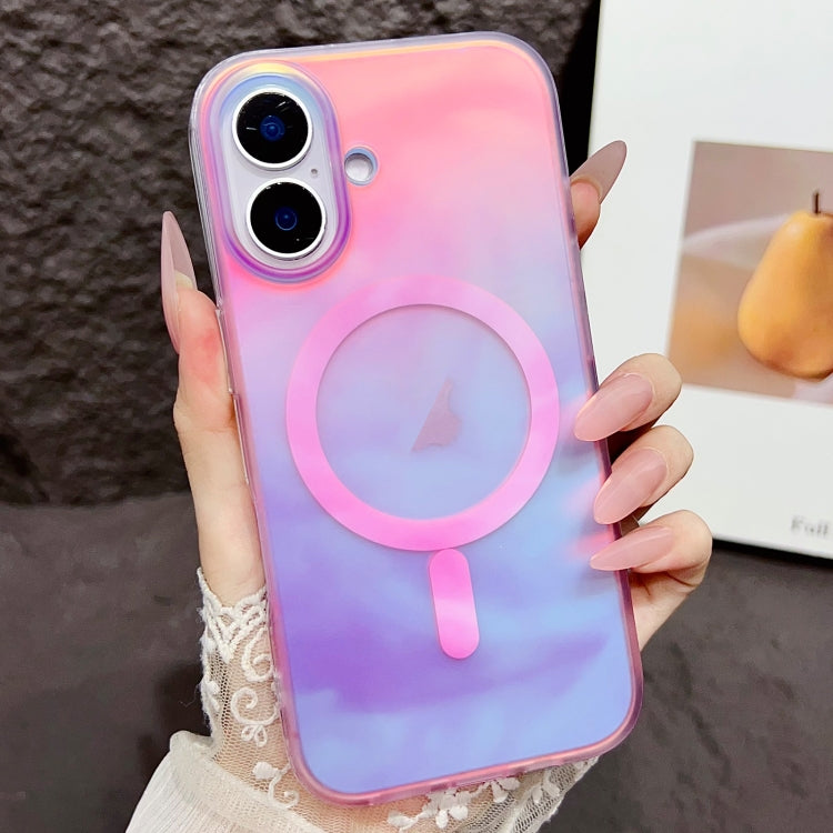 Gradient MagSafe PC Hybrid TPU Phone Case, For iPhone 16 Pro Max, For iPhone 16 Pro, For iPhone 16 Plus, For iPhone 16, For iPhone 15 Pro Max, For iPhone 15 Pro