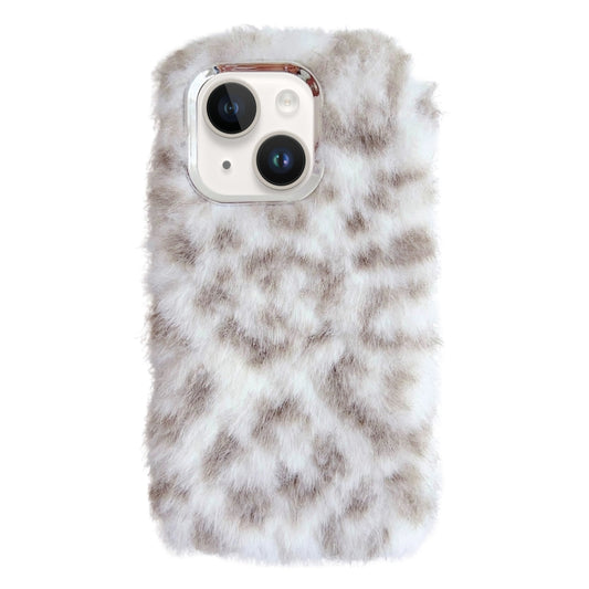 Leopard Print Plush TPU Phone Case, For iPhone 15 Plus, For iPhone 15, For iPhone 14 Plus, For iPhone 14, For iPhone 14 Pro, For iPhone 14 Pro Max