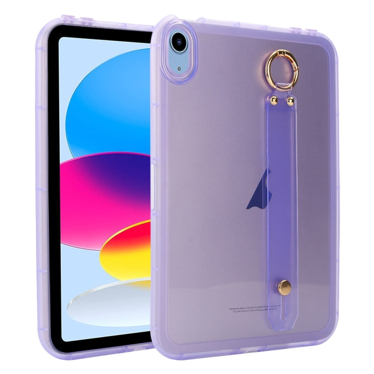 Wristband Holder PC Hybrid TPU Soft Tablet Case, For iPad 10th Gen 10.9 2022, For iPad Air 11 2024 / Air 11 2025, For iPad Air 13 2024 / Air 13 2025, For iPad mini 6 / mini 2024