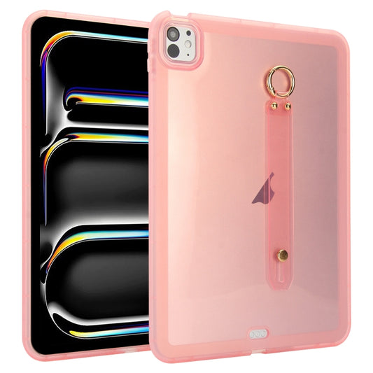 Wristband Holder PC Hybrid TPU Soft Tablet Case, For iPad Pro 13 2024, For iPad Pro 11 2024, For iPad Pro 12.9 2022 / 2021 / 2020, For iPad Pro 11 2022 / 2021 / 2020