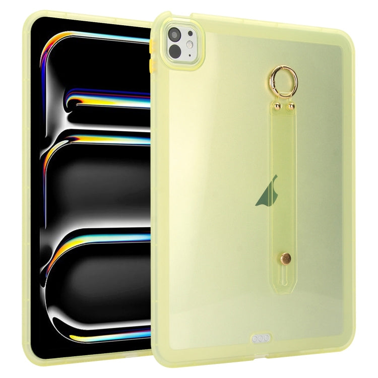 Wristband Holder PC Hybrid TPU Soft Tablet Case, For iPad Pro 13 2024, For iPad Pro 11 2024, For iPad Pro 12.9 2022 / 2021 / 2020, For iPad Pro 11 2022 / 2021 / 2020
