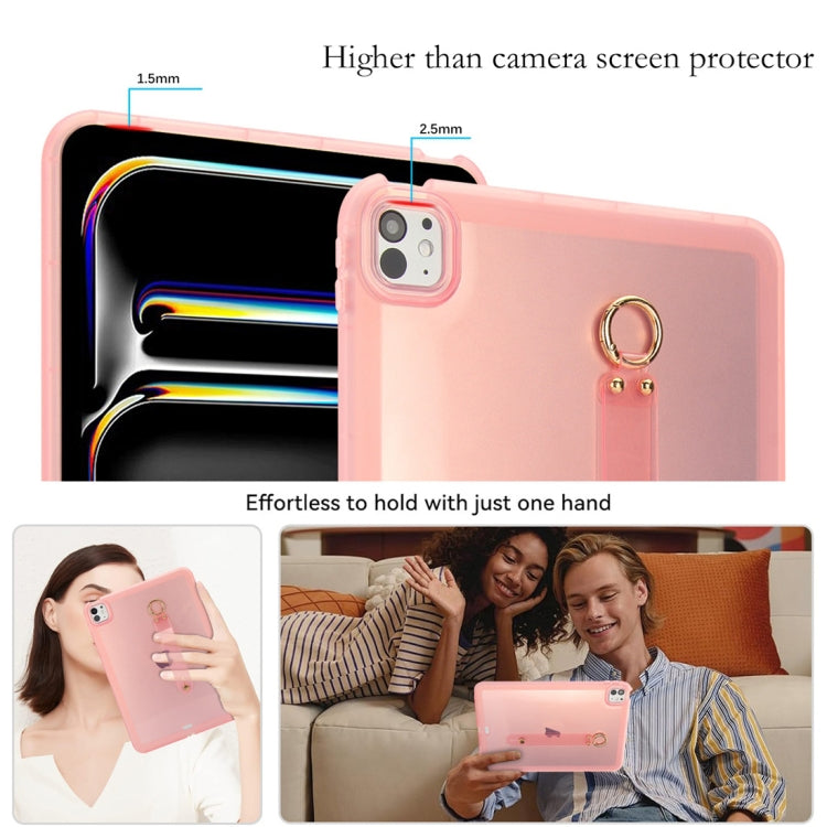 Wristband Holder PC Hybrid TPU Soft Tablet Case, For iPad Pro 12.9 2022 / 2021 / 2020, For iPad Pro 11 2022 / 2021 / 2020, For iPad 10th Gen 10.9 2022, For iPad Air 5 / Air 4 / Pro 11 2018, For iPad 10.2 2021 / 2020 / 2019