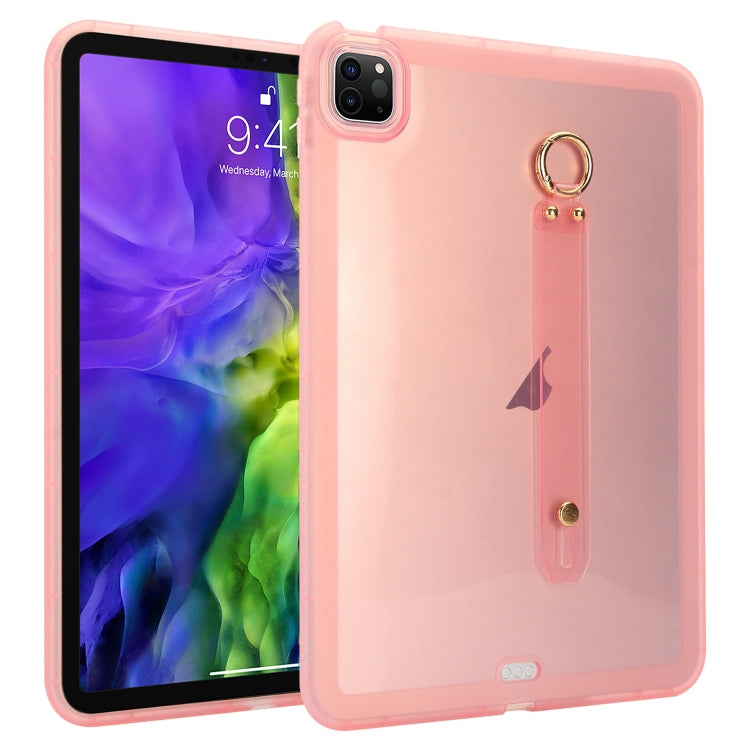 Wristband Holder PC Hybrid TPU Soft Tablet Case, For iPad Pro 13 2024, For iPad Pro 11 2024, For iPad Pro 12.9 2022 / 2021 / 2020, For iPad Pro 11 2022 / 2021 / 2020