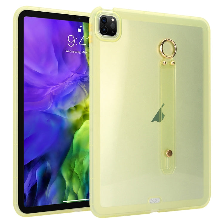 Wristband Holder PC Hybrid TPU Soft Tablet Case, For iPad Pro 13 2024, For iPad Pro 11 2024, For iPad Pro 12.9 2022 / 2021 / 2020, For iPad Pro 11 2022 / 2021 / 2020