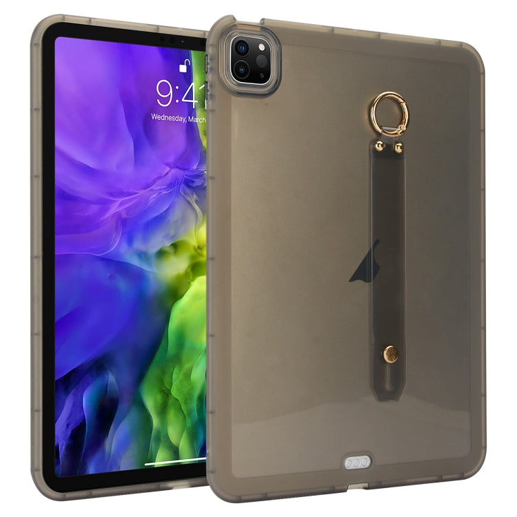Wristband Holder PC Hybrid TPU Soft Tablet Case, For iPad Pro 13 2024, For iPad Pro 11 2024, For iPad Pro 12.9 2022 / 2021 / 2020, For iPad Pro 11 2022 / 2021 / 2020