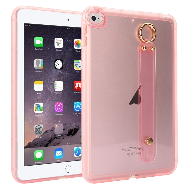 Wristband Holder PC Hybrid TPU Soft Tablet Case, For iPad mini 5 / 4, For iPad Air 3 10.5 2019, For iPad Air 2 / 9.7 2017 / 2018