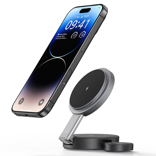 USAMS CD234 Folding 3-in-1 Magnetic Wireless Fast Charger, CD234