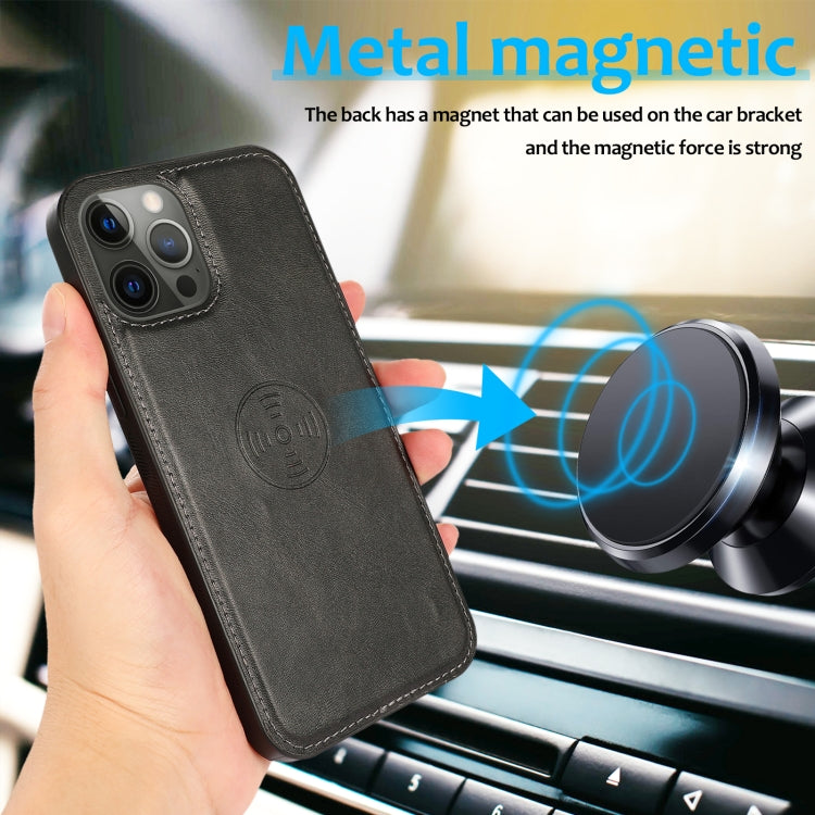 Calf Texture 2 in 1 Detachable Magnetic Back Cover Leather Case, For iPhone 16 Pro Max, For iPhone 16 Pro, For iPhone 16 Plus, For iPhone 16