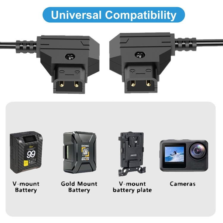 Anton Bauer V-mount Camera Coiled Adapter Extension Cable, Length: 1.5m, D-Tap Male to D-Tap Male