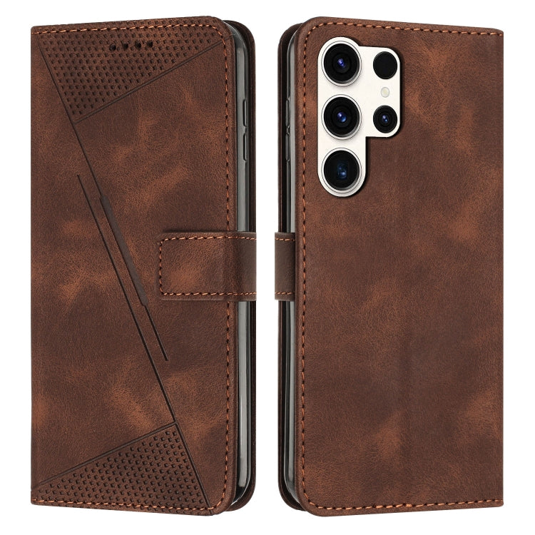Dream Triangle Leather Phone Case with Lanyard