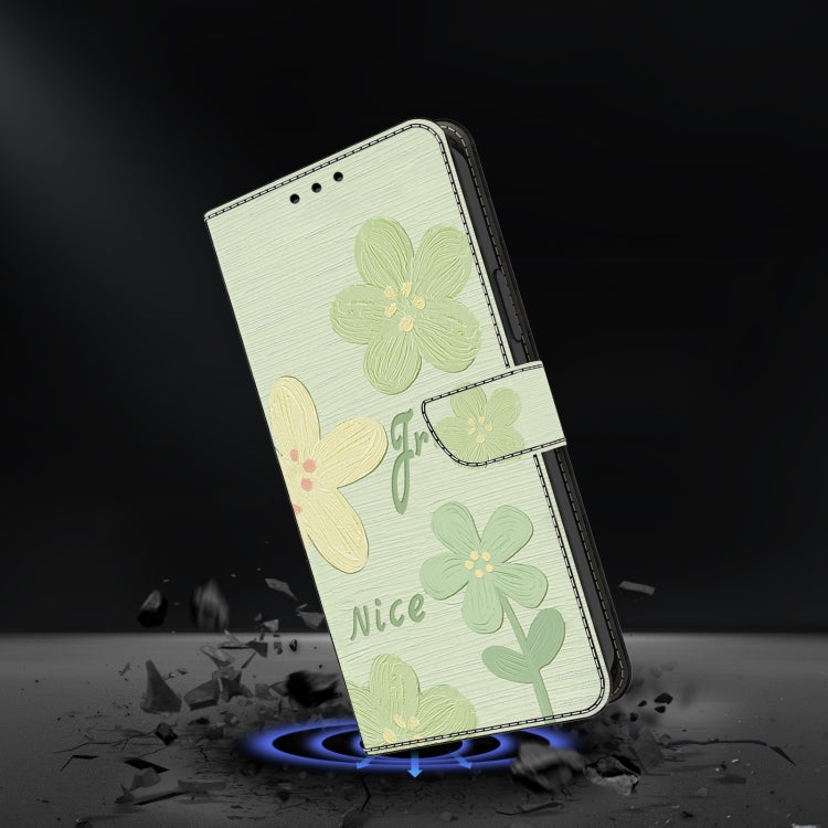 Fresh Painted Leather Phone Case, For iPhone 14 Pro, For iPhone 14 Pro Max