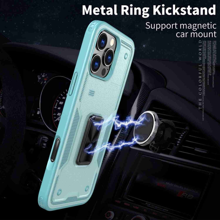 Ring Holder PC Hybrid TPU Phone Case, For iPhone 15 Plus, For iPhone 15, For iPhone 14 Plus