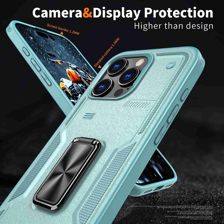 Ring Holder PC Hybrid TPU Phone Case, For iPhone 15 Plus, For iPhone 15, For iPhone 14 Plus