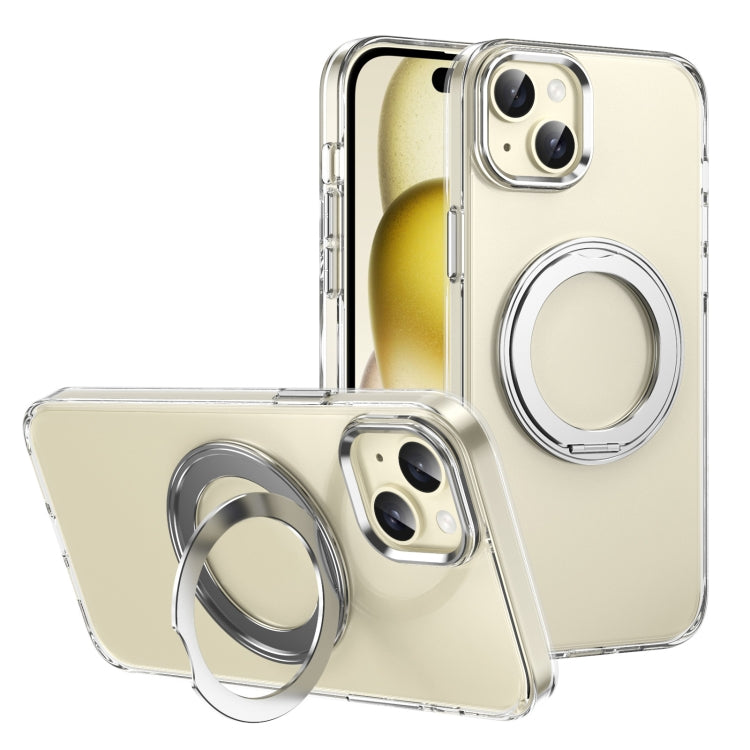 Ice-Cold Rotating Ring Holder PC MagSafe Phone Case, For iPhone 15 Pro Max, For iPhone 15 Pro, For iPhone 15 Plus / 14 Plus, For iPhone 15