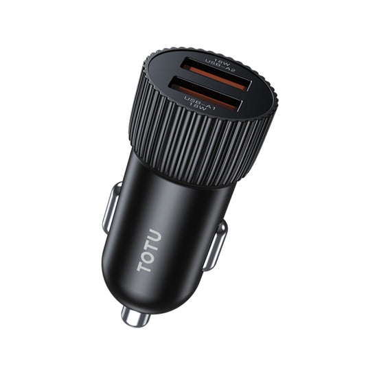 TOTU CC-1 36W Dual USB Ports Fast Charging Car Charger, CC-1