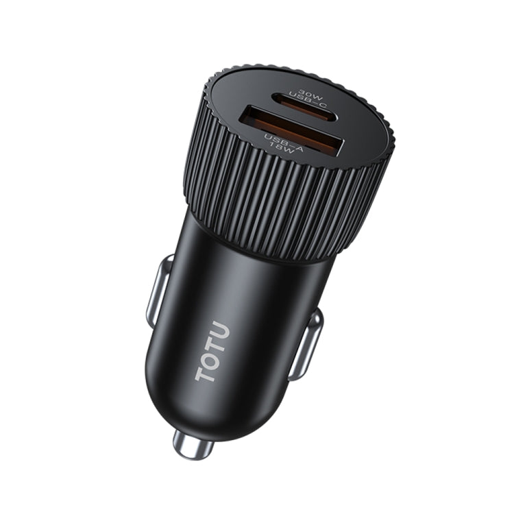 TOTU CC-2 48W USB-A and Type-C Ports Fast Charging Car Charger, CC-2