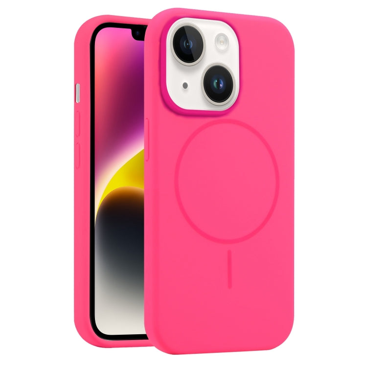 Liquid Silicone MagSafe Phone Case, For iPhone 15, For iPhone 14 Plus, For iPhone 14