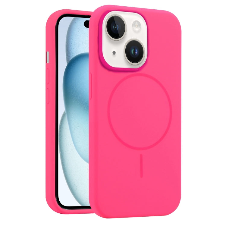 Liquid Silicone MagSafe Phone Case, For iPhone 15, For iPhone 14 Plus, For iPhone 14