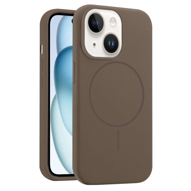 Liquid Silicone MagSafe Phone Case, For iPhone 15, For iPhone 14 Plus, For iPhone 14