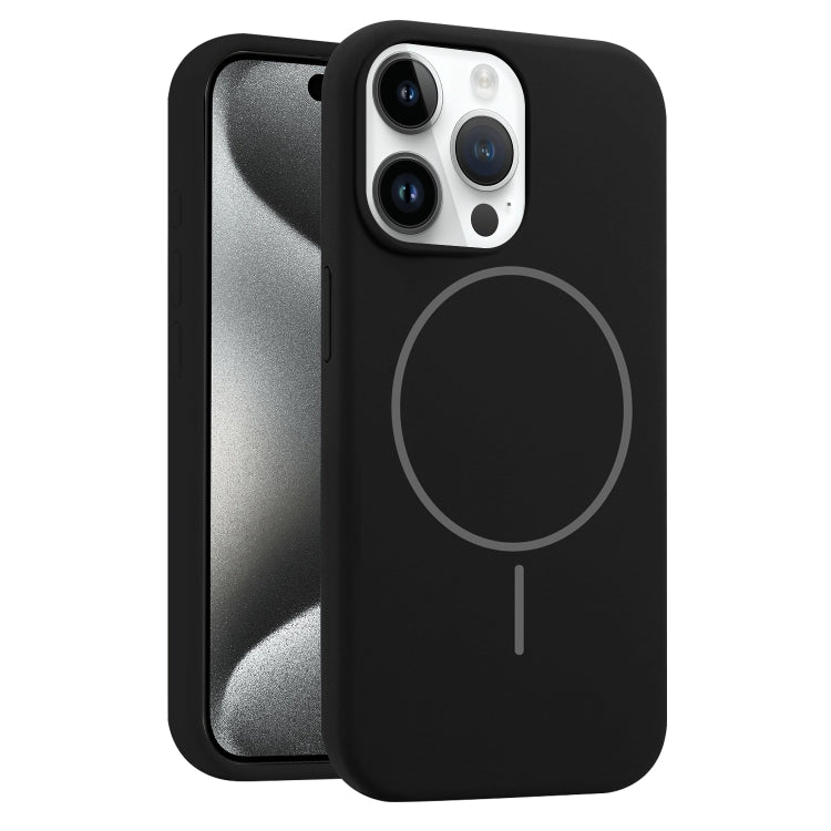 Liquid Silicone MagSafe Phone Case, For iPhone 15 Pro Max, For iPhone 15 Pro