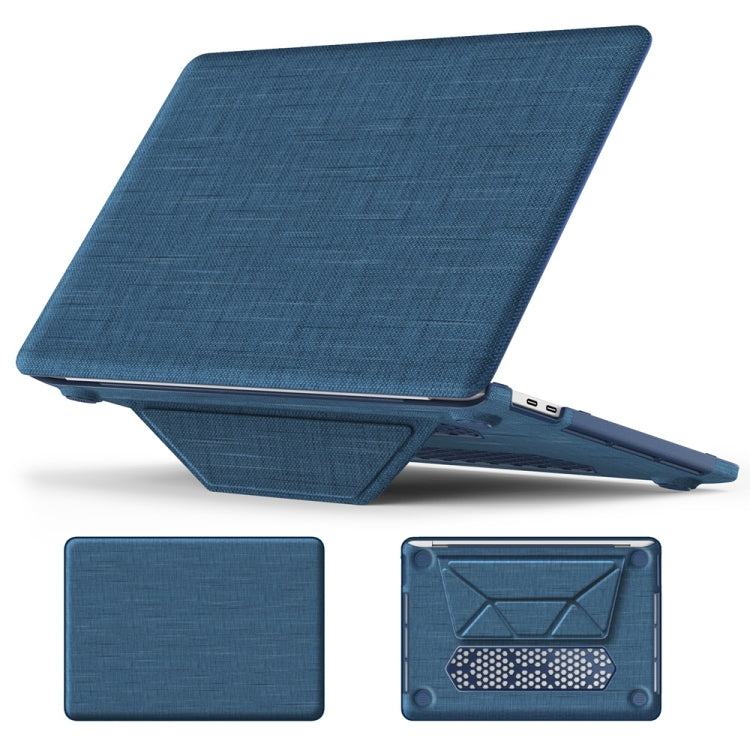 Fabric Magnetic Holder Laptop Protective Case, For MacBook Pro 13.3 inch M1 A2338, For MacBook Pro 14 inch A2918 / A2992, For MacBook Air 13.6 inch A3113 / A2681, For MacBook Air 15.3 inch A3114 / A2941, For MacBook Pro 16.2 inch A2991 / A2485���������...