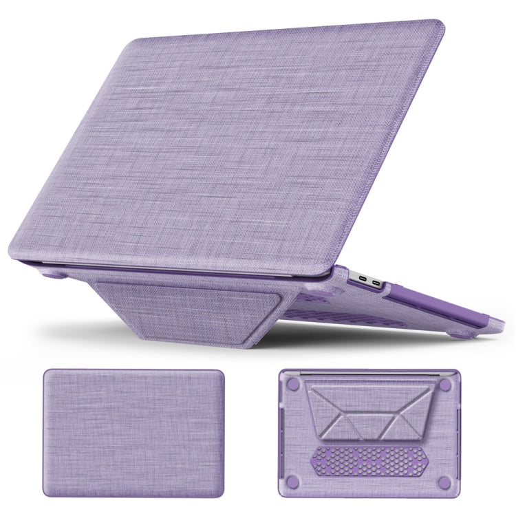 Fabric Magnetic Holder Laptop Protective Case, For MacBook Pro 13.3 inch M1 A2338, For MacBook Pro 14 inch A2918 / A2992, For MacBook Air 13.6 inch A3113 / A2681, For MacBook Air 15.3 inch A3114 / A2941, For MacBook Pro 16.2 inch A2991 / A2485���������...