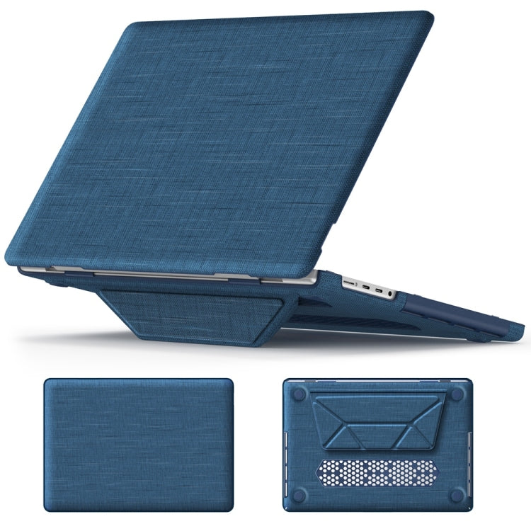 Fabric Magnetic Holder Laptop Protective Case, For MacBook Pro 13.3 inch M1 A2338, For MacBook Pro 14 inch A2918 / A2992, For MacBook Air 13.6 inch A3113 / A2681, For MacBook Air 15.3 inch A3114 / A2941, For MacBook Pro 16.2 inch A2991 / A2485���������...