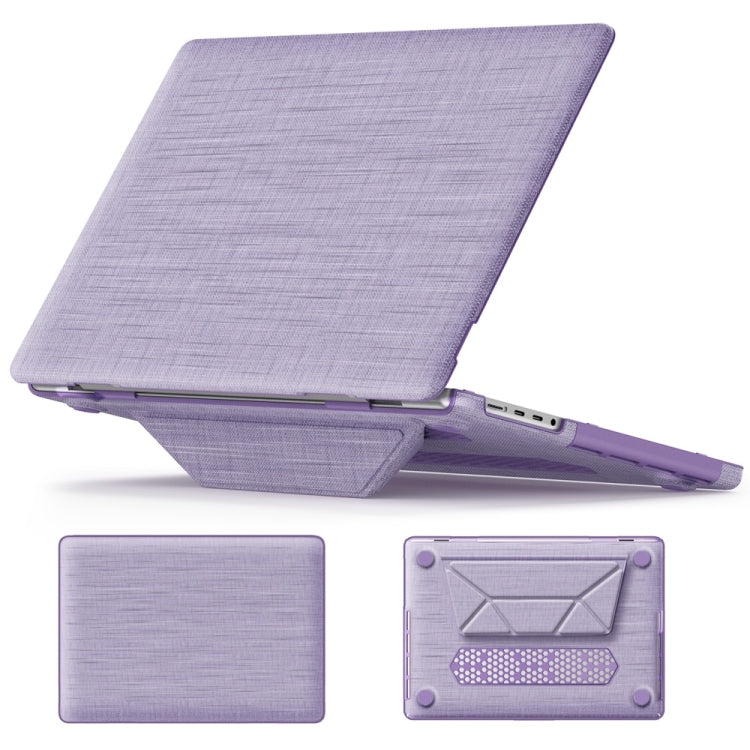 Fabric Magnetic Holder Laptop Protective Case, For MacBook Pro 13.3 inch M1 A2338, For MacBook Pro 14 inch A2918 / A2992, For MacBook Air 13.6 inch A3113 / A2681, For MacBook Air 15.3 inch A3114 / A2941, For MacBook Pro 16.2 inch A2991 / A2485���������...