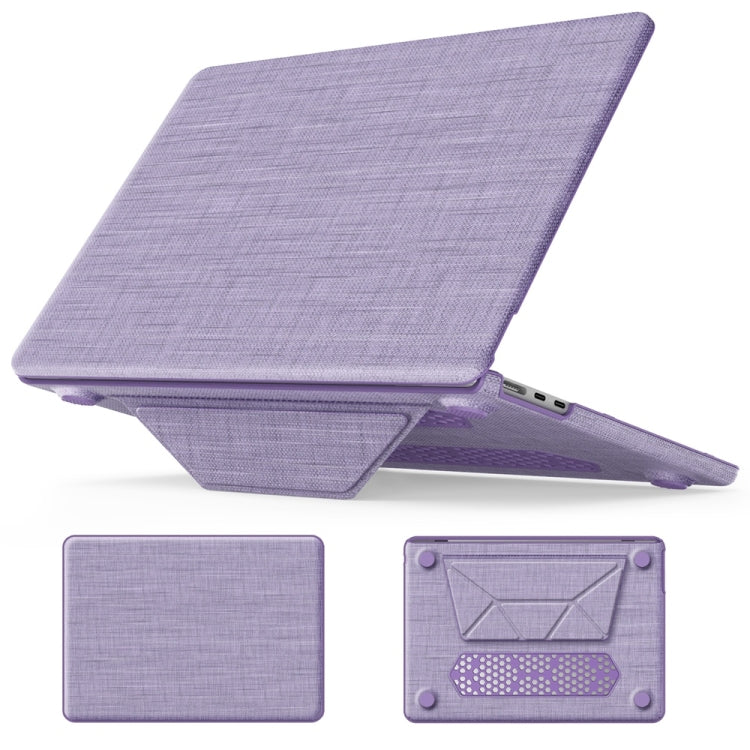 Fabric Magnetic Holder Laptop Protective Case, For MacBook Pro 13.3 inch M1 A2338, For MacBook Pro 14 inch A2918 / A2992, For MacBook Air 13.6 inch A3113 / A2681, For MacBook Air 15.3 inch A3114 / A2941, For MacBook Pro 16.2 inch A2991 / A2485���������...