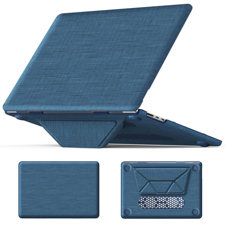 Fabric Magnetic Holder Laptop Protective Case, For MacBook Pro 13.3 inch M1 A2338, For MacBook Pro 14 inch A2918 / A2992, For MacBook Air 13.6 inch A3113 / A2681, For MacBook Air 15.3 inch A3114 / A2941, For MacBook Pro 16.2 inch A2991 / A2485���������...