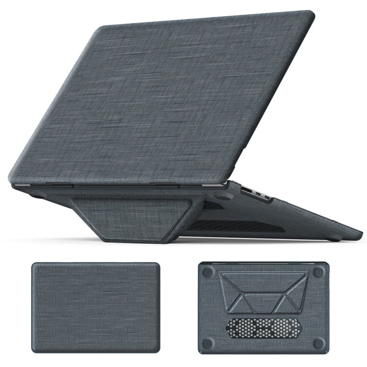 Fabric Magnetic Holder Laptop Protective Case, For MacBook Pro 13.3 inch M1 A2338, For MacBook Pro 14 inch A2918 / A2992, For MacBook Air 13.6 inch A3113 / A2681, For MacBook Air 15.3 inch A3114 / A2941, For MacBook Pro 16.2 inch A2991 / A2485���������...