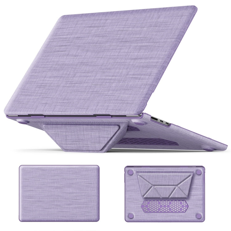 Fabric Magnetic Holder Laptop Protective Case, For MacBook Pro 13.3 inch M1 A2338, For MacBook Pro 14 inch A2918 / A2992, For MacBook Air 13.6 inch A3113 / A2681, For MacBook Air 15.3 inch A3114 / A2941, For MacBook Pro 16.2 inch A2991 / A2485���������...