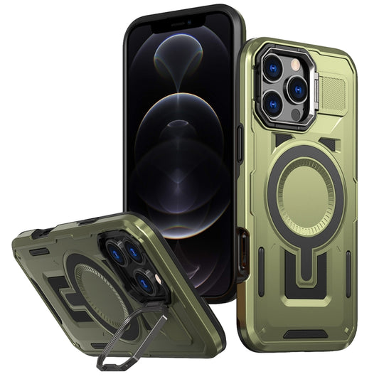 Shield Hollow Frame Holder MagSafe Phone Case, For iPhone 12 Pro Max, For iPhone 11, For iPhone XR